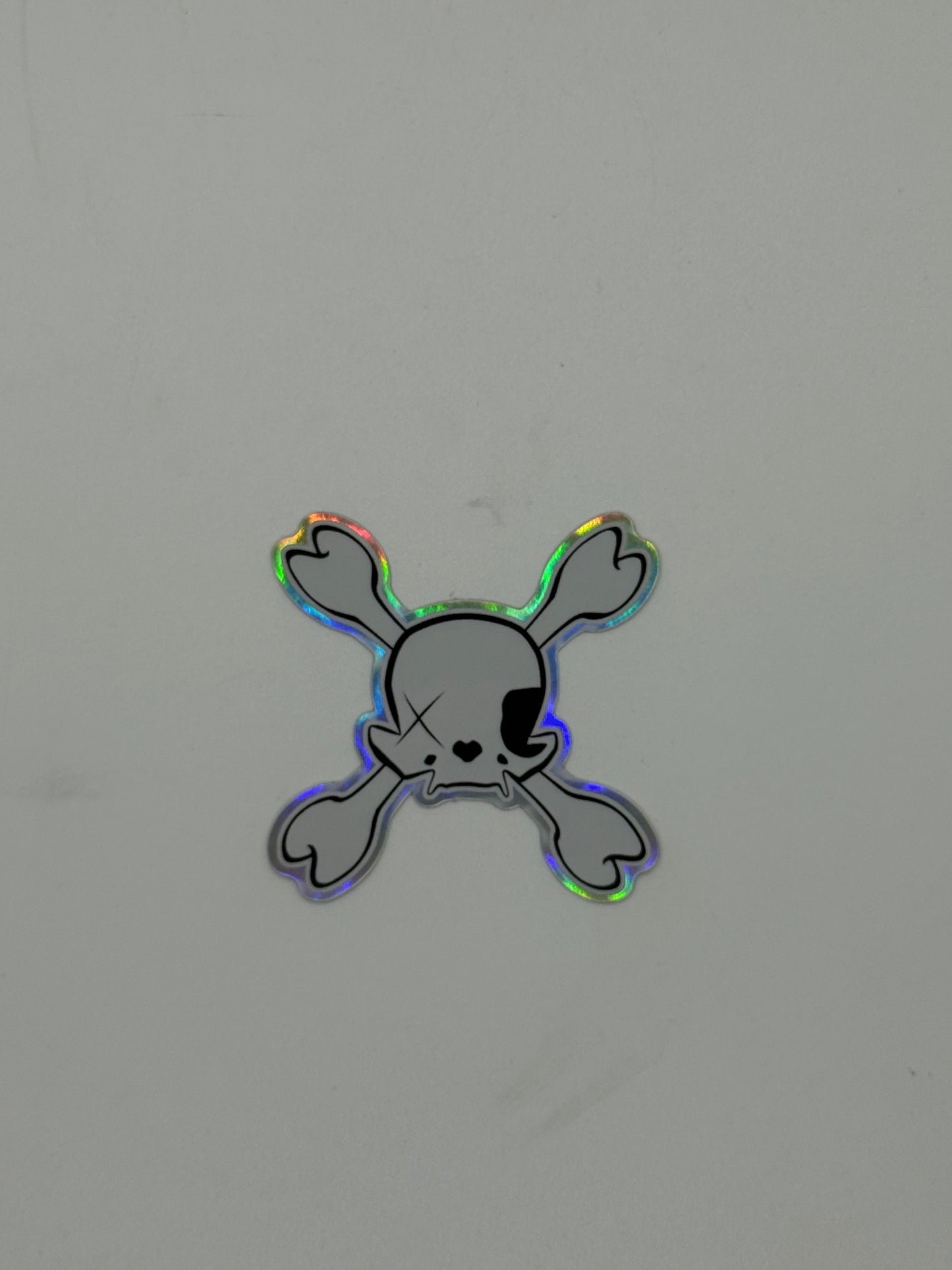 Pirate Daisy Holographic Sticker
