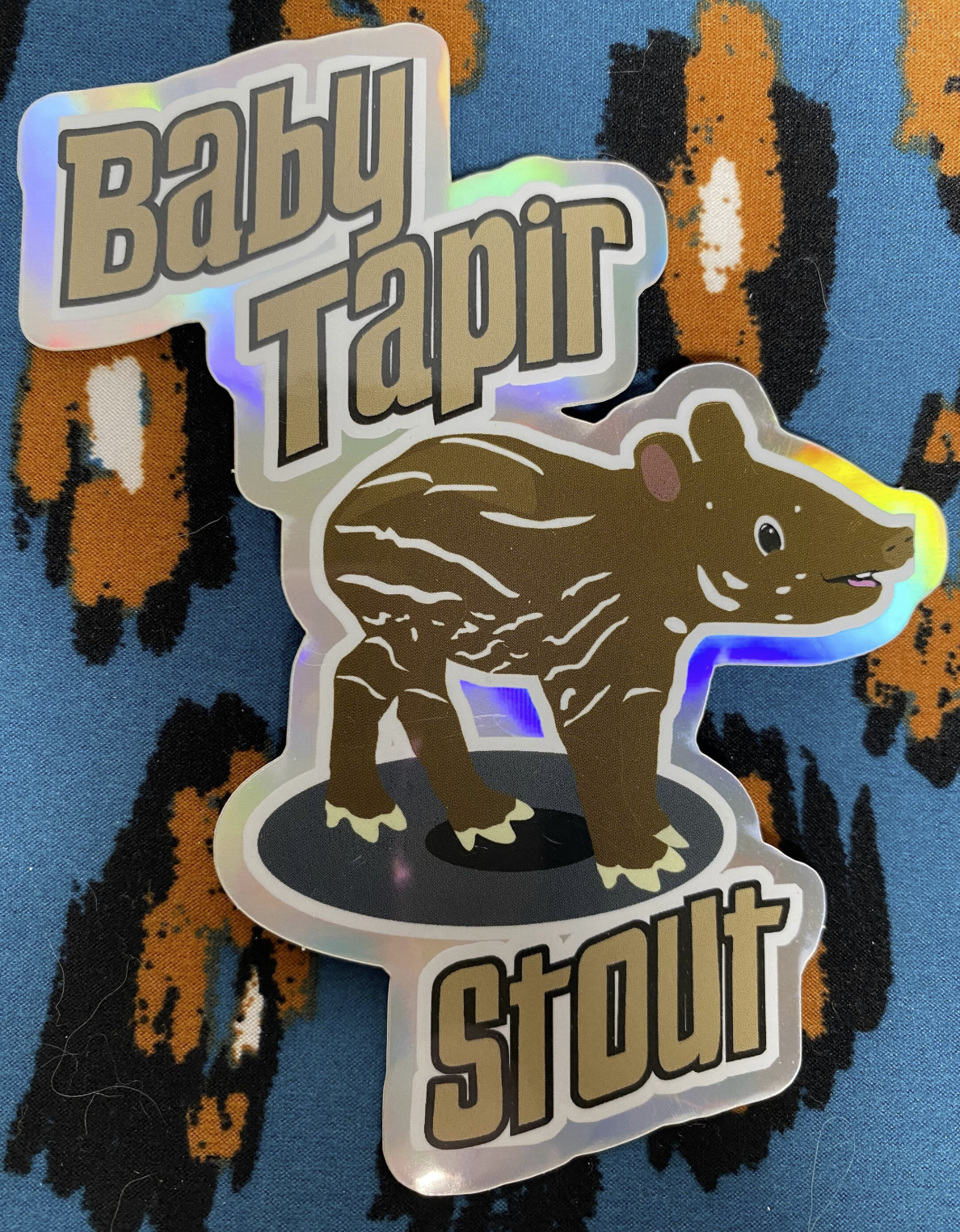 Baby Tapir Stout Sticker