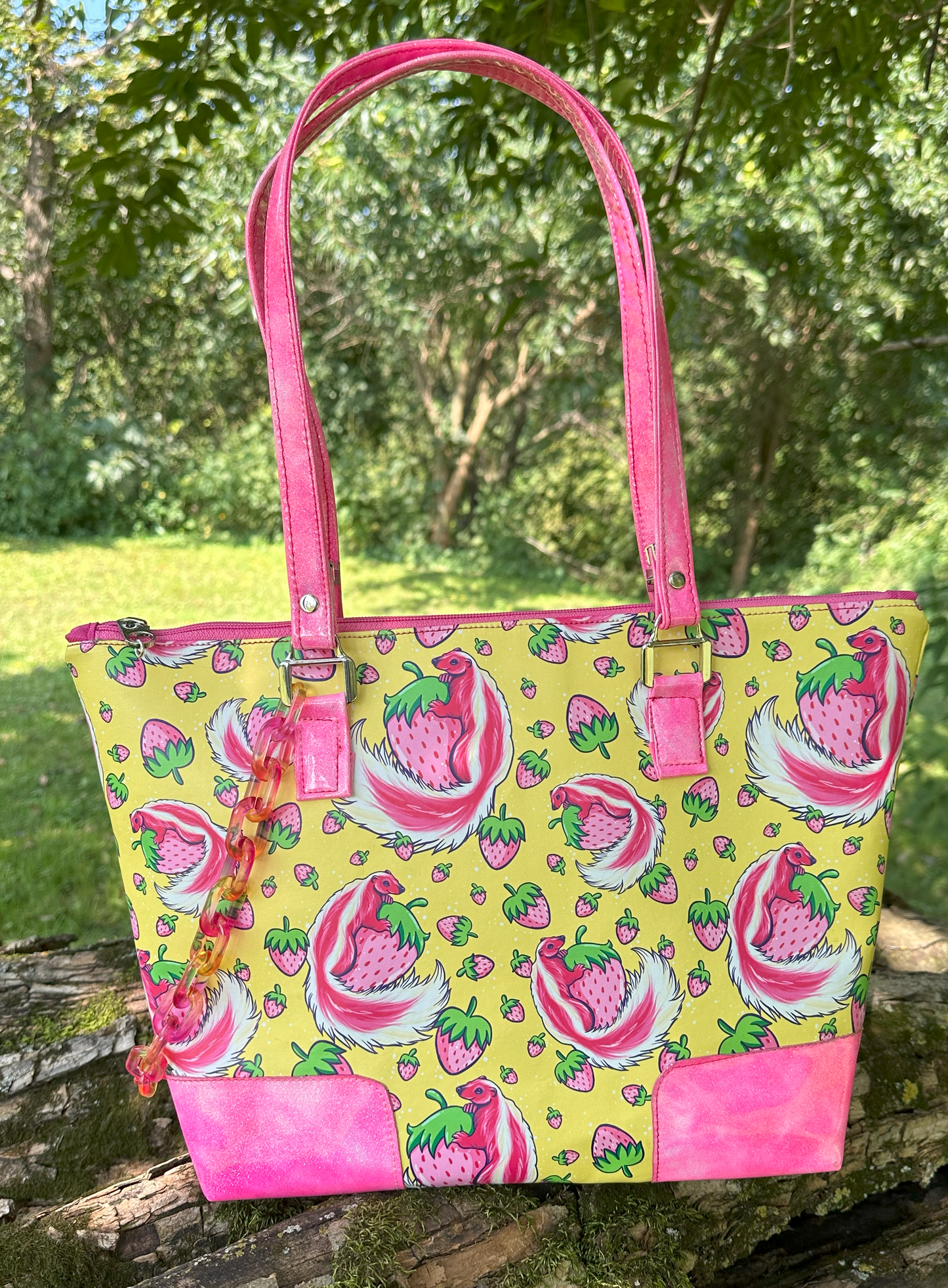Strawberry Skunk Handbag